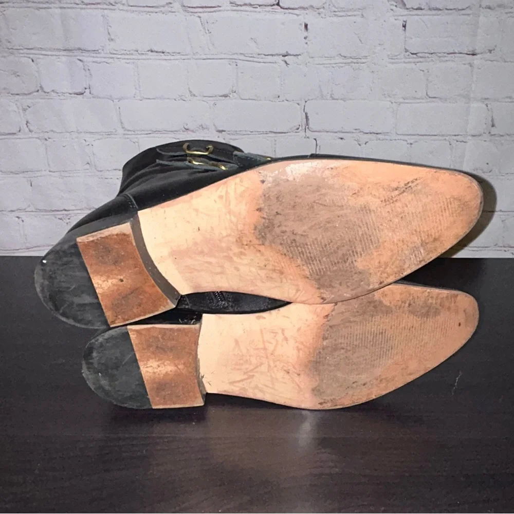 J. Crew multi buckle ankle boots women’s size 10 - Picture 7 of 10